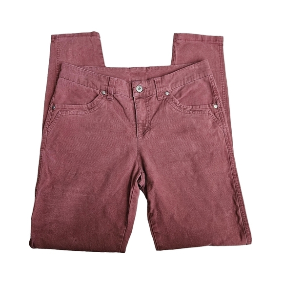 Kuhl Pants Womens Burgundy Brooke Skinny Stretch Maroon Sz 6 Gorpcore - Picture 1 of 13